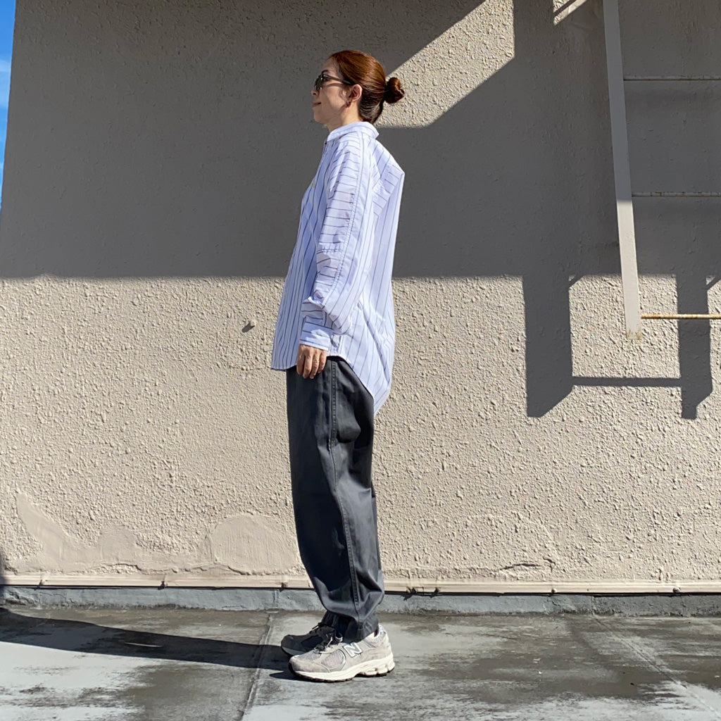 THE NORTH FACE PURPLE LABEL『Striped Field Shirt』(White)