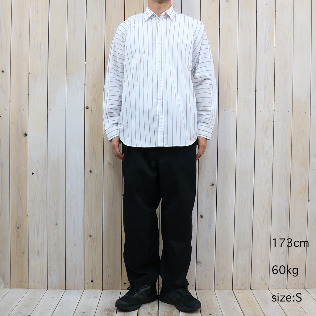 THE NORTH FACE PURPLE LABEL『Striped Field Shirt』(White)