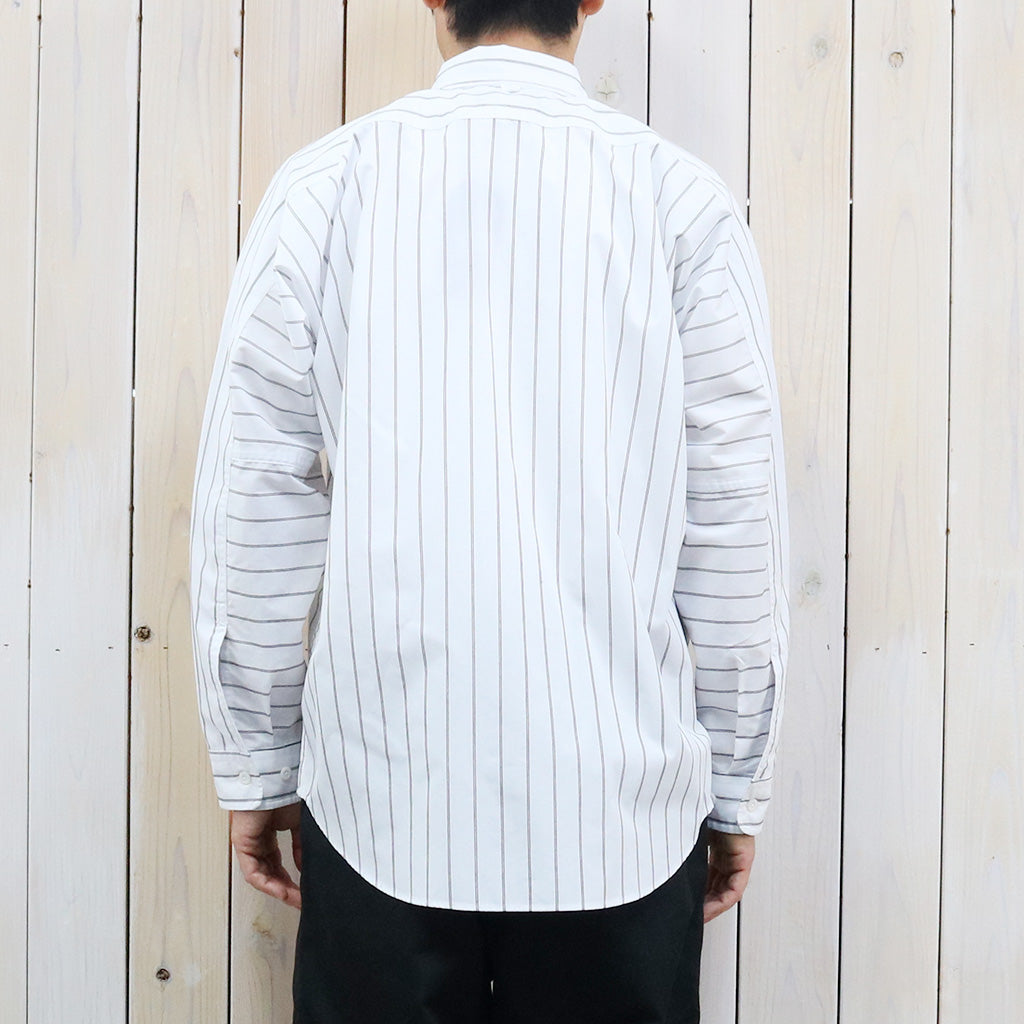 THE NORTH FACE PURPLE LABEL『Striped Field Shirt』(White)