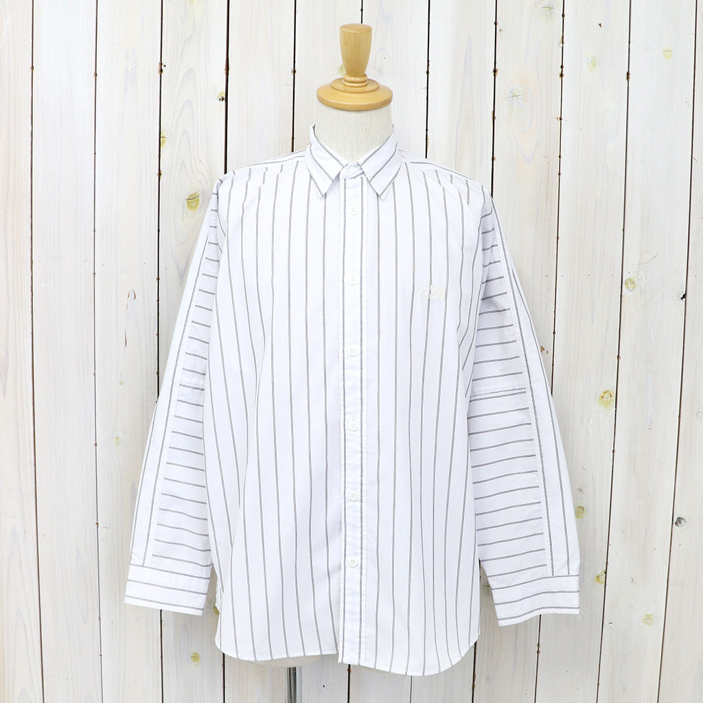 THE NORTH FACE PURPLE LABEL『Striped Field Shirt』(White)