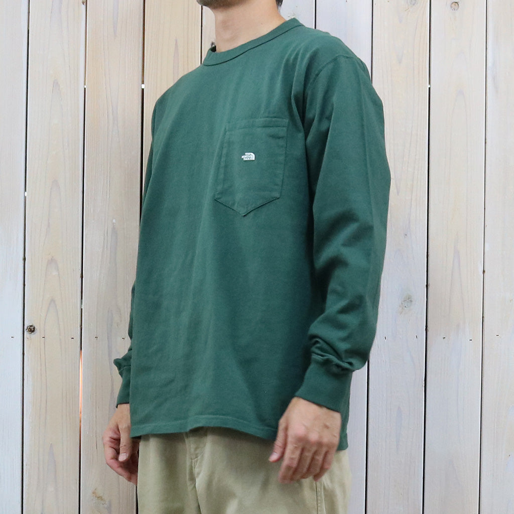 THE NORTH FACE PURPLE LABEL『7oz Long Sleeve Pocket Tee』(Spruce/Off White)