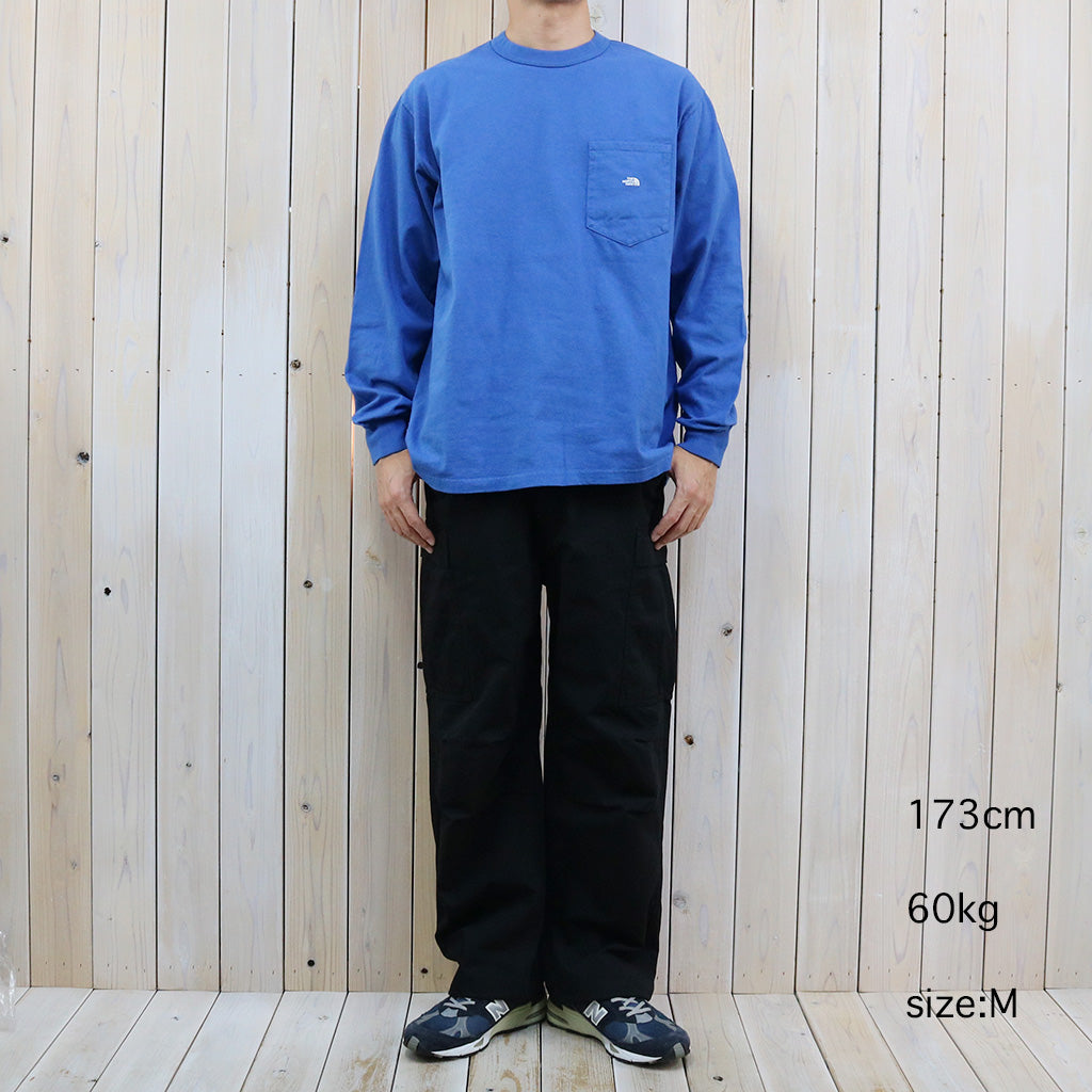 THE NORTH FACE PURPLE LABEL『7oz Long Sleeve Pocket Tee』(Royal Blue/Off White)