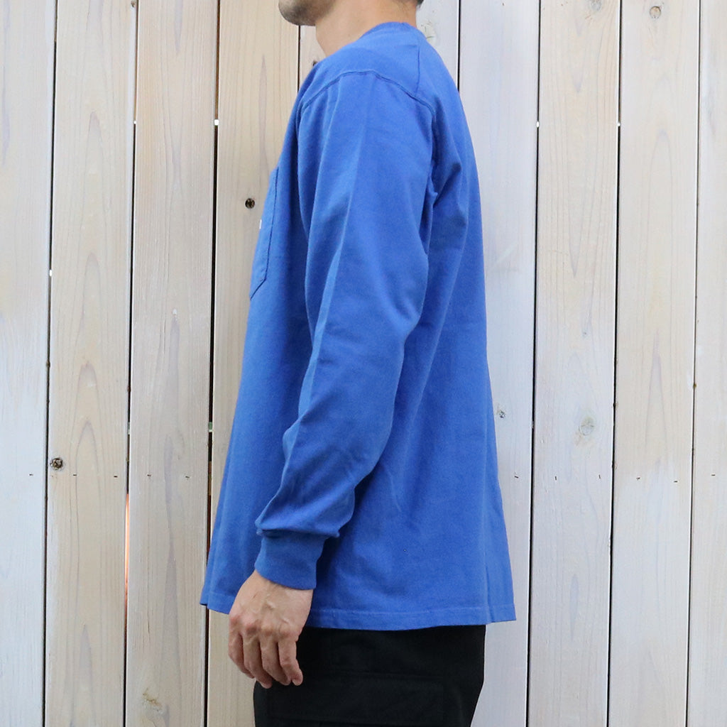 THE NORTH FACE PURPLE LABEL『7oz Long Sleeve Pocket Tee』(Royal Blue/Off White)