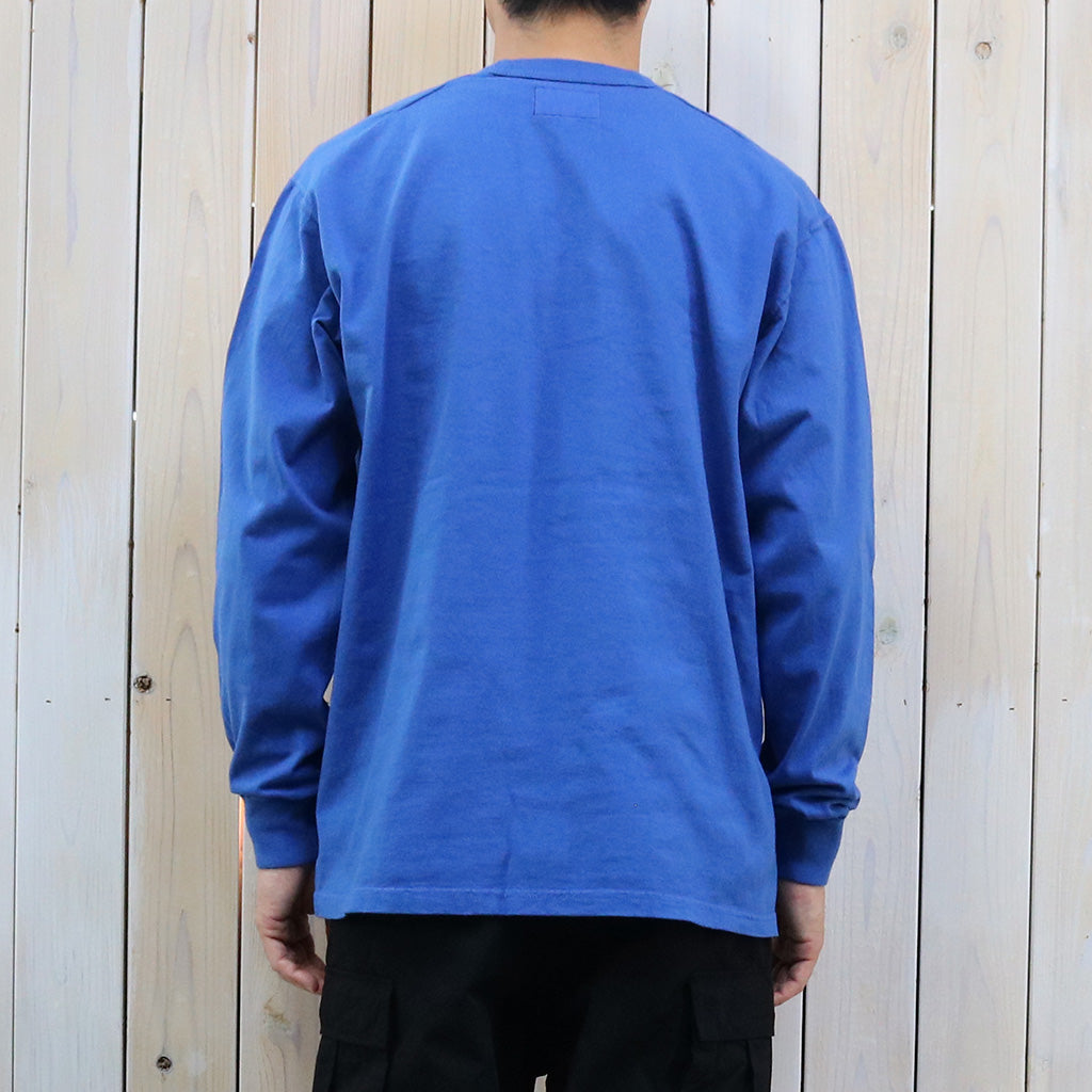 THE NORTH FACE PURPLE LABEL『7oz Long Sleeve Pocket Tee』(Royal Blue/Off White)