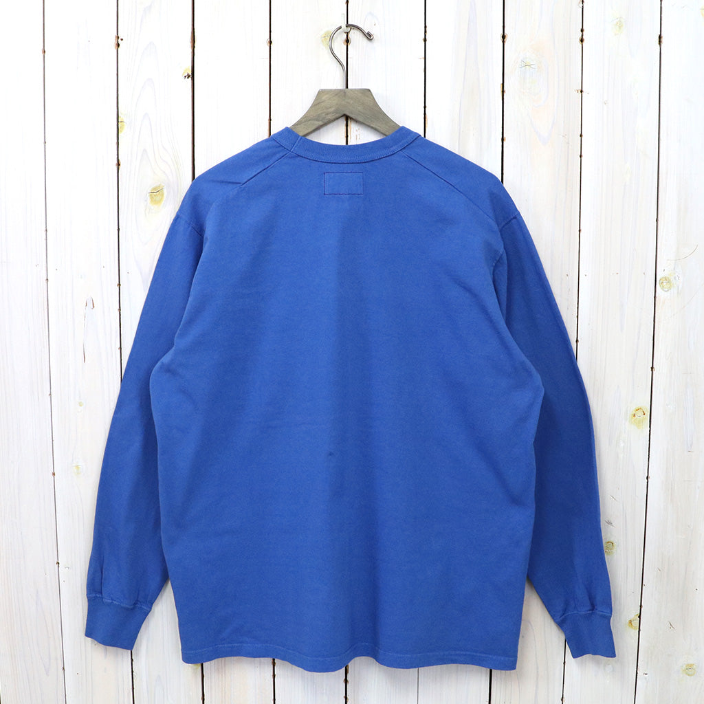 THE NORTH FACE PURPLE LABEL『7oz Long Sleeve Pocket Tee』(Royal Blue/Off White)