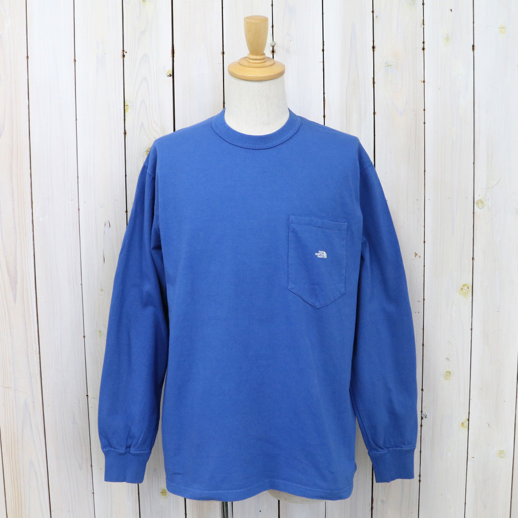 THE NORTH FACE PURPLE LABEL『7oz Long Sleeve Pocket Tee』(Royal Blue/Off White)