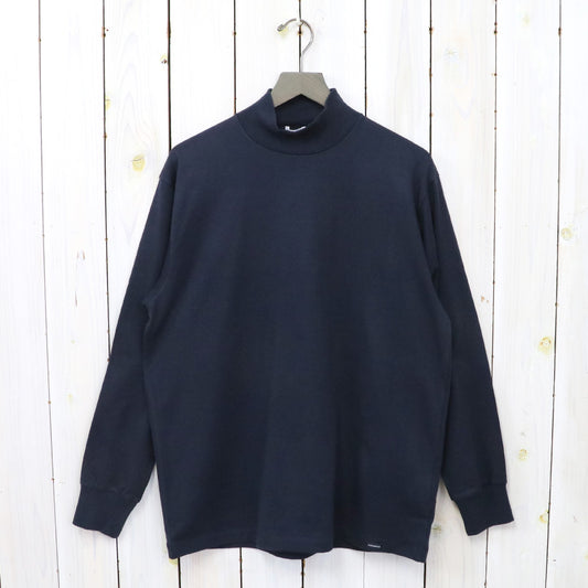 nanamica『L/S Mock Neck Tee』(Navy)