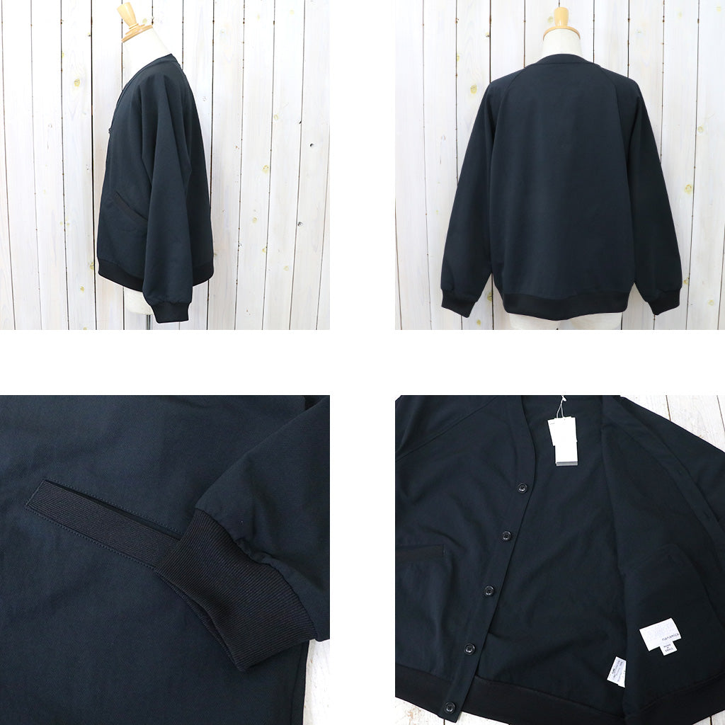 nanamica『ALPHADRY Cardigan』(Black)