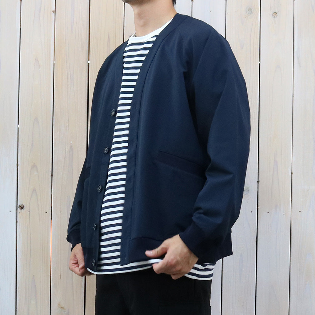 nanamica『ALPHADRY Cardigan』(Navy)