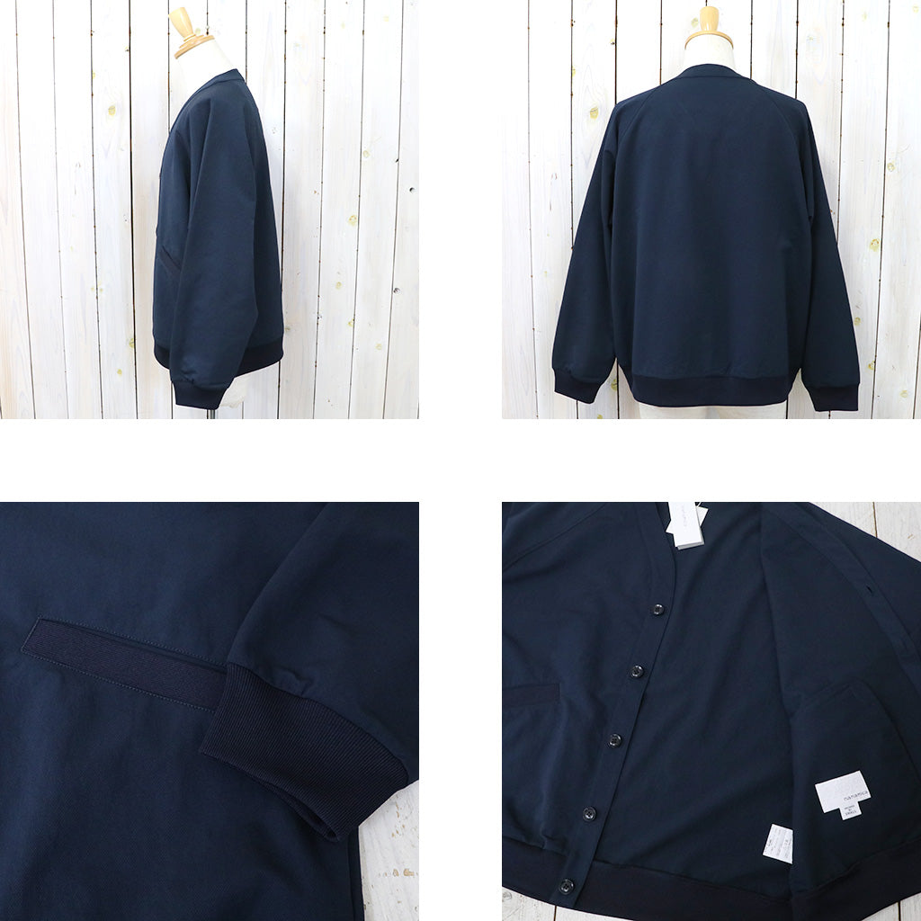 nanamica『ALPHADRY Cardigan』(Navy)