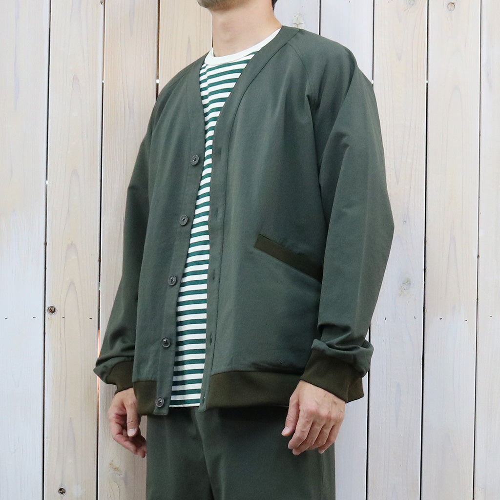 nanamica『ALPHADRY Cardigan』(Olive)