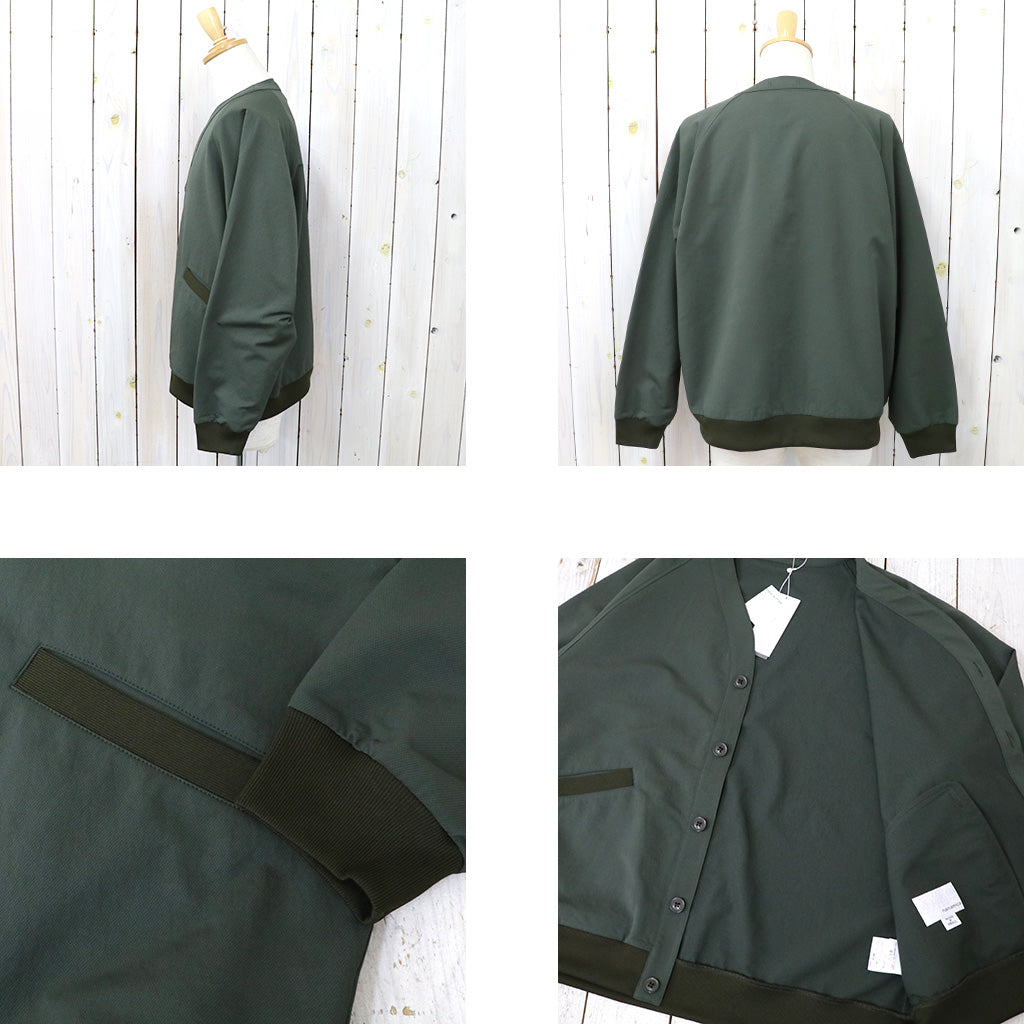 nanamica『ALPHADRY Cardigan』(Olive)