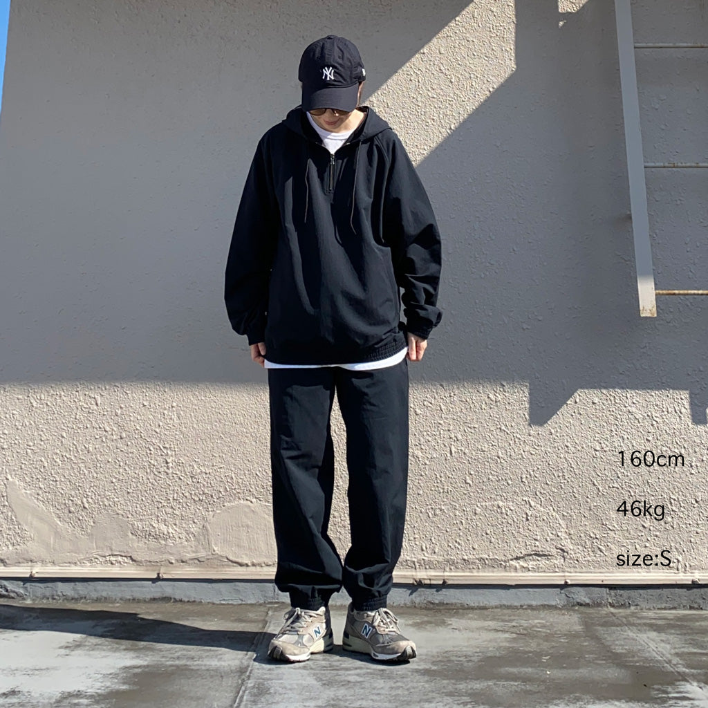 nanamica『ALPHADRY Hoodie』(Black)