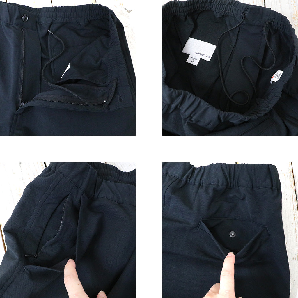 nanamica『ALPHADRY Wide Easy Pants』(Black)