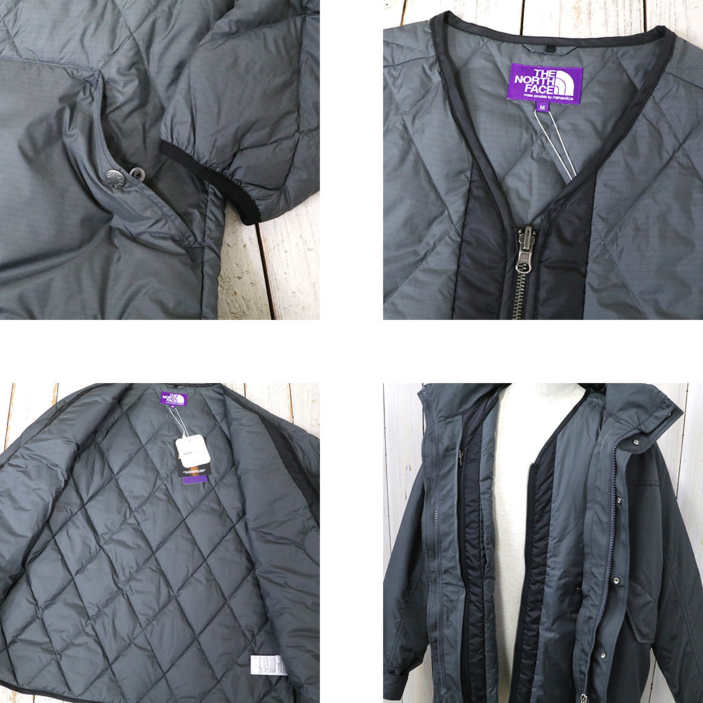 THE NORTH FACE PURPLE LABEL『PLAS Field Down Cardigan』(Asphalt Gray)