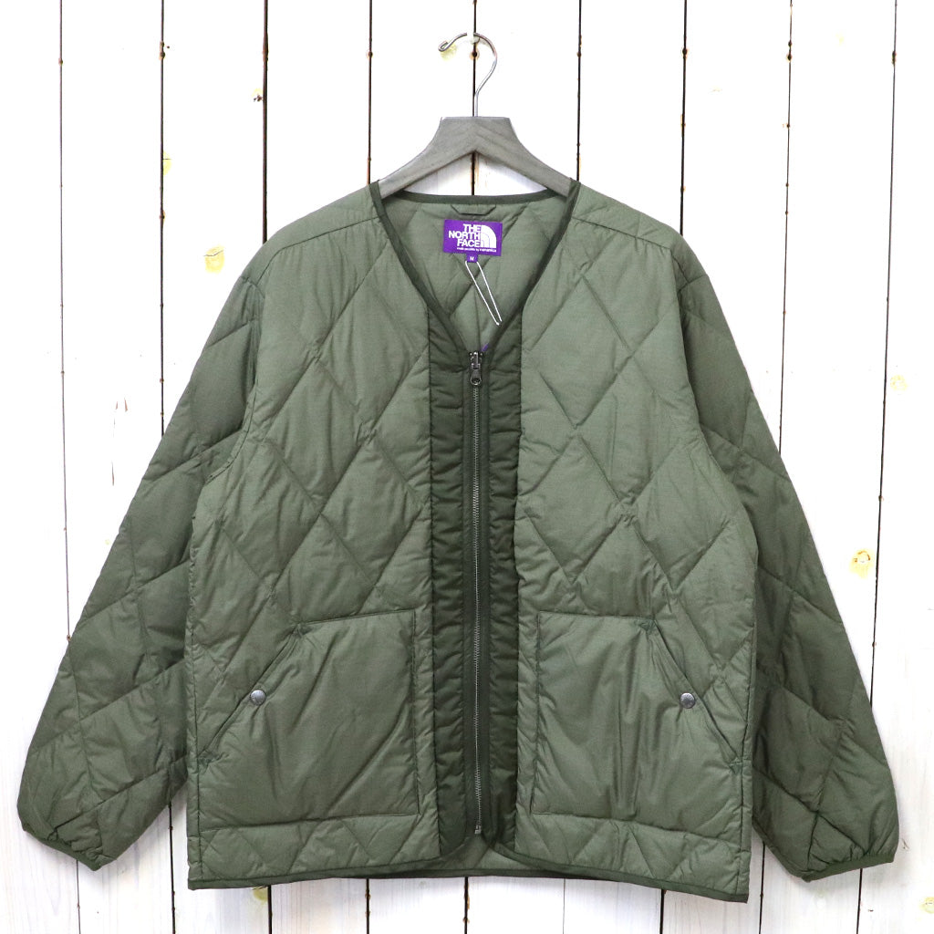 THE NORTH FACE PURPLE LABEL『PLAS Field Down Cardigan』(Olive Drab)