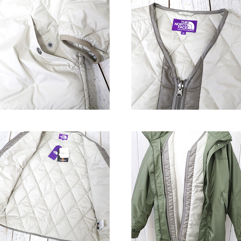 THE NORTH FACE PURPLE LABEL『PLAS Field Down Cardigan』(Stone)