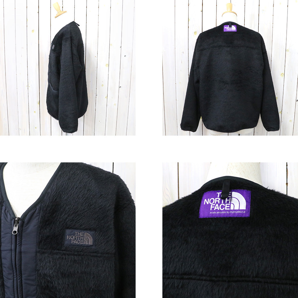 THE NORTH FACE PURPLE LABEL『PLAS Wool Fleece Field Cardigan』(Black)