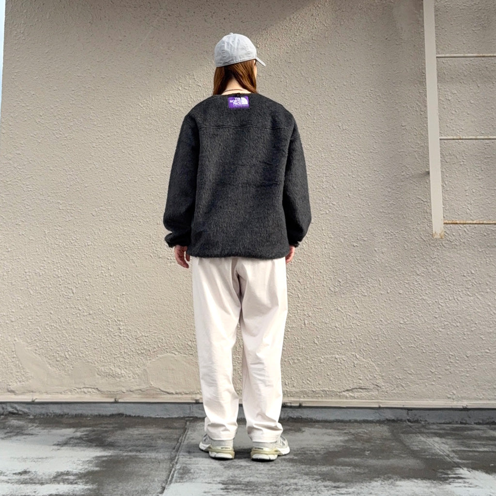 THE NORTH FACE PURPLE LABEL『PLAS Wool Fleece Field Cardigan』(Mix Charcoal)