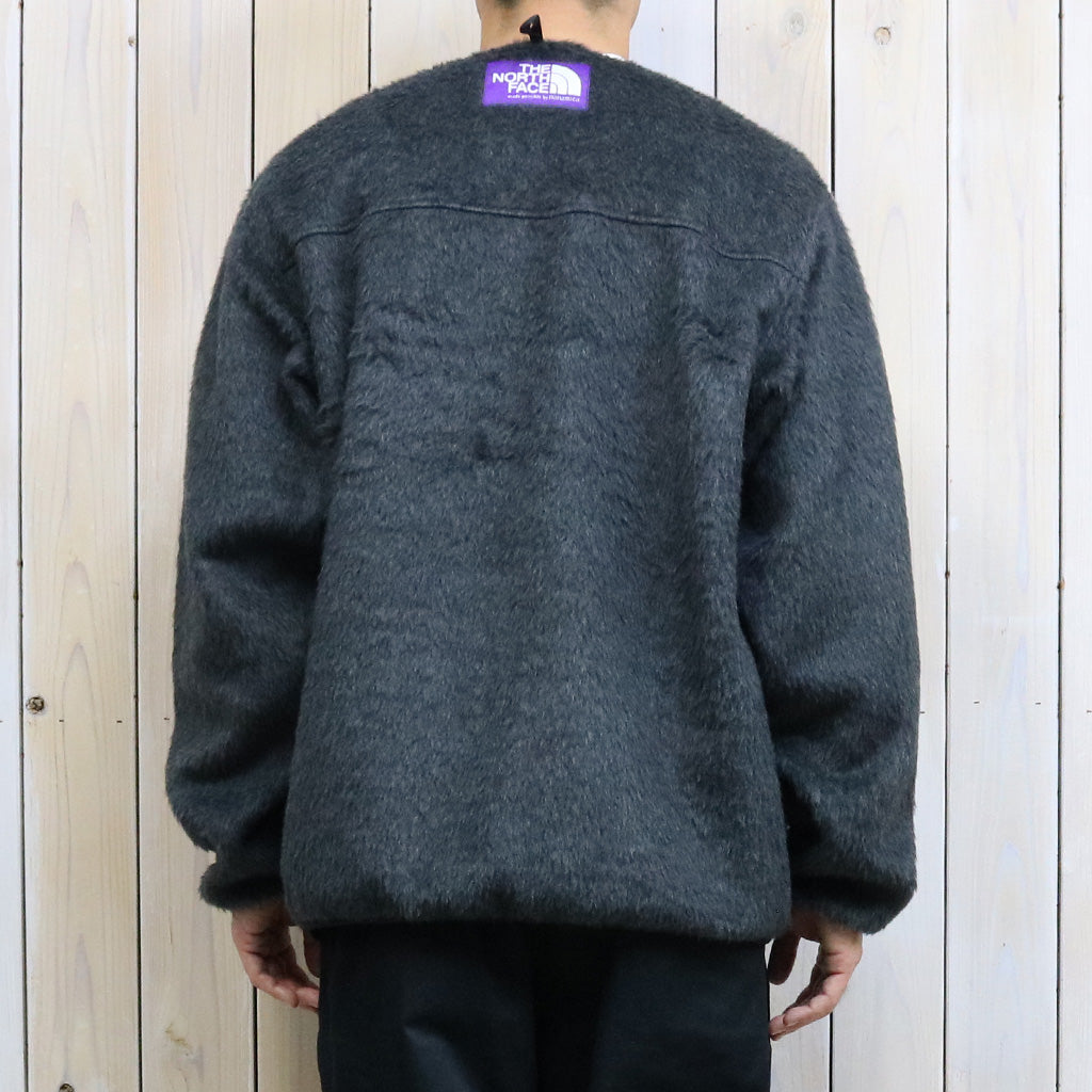 THE NORTH FACE PURPLE LABEL『PLAS Wool Fleece Field Cardigan』(Mix Charcoal)