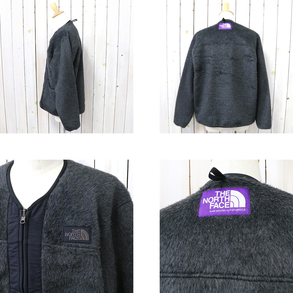 THE NORTH FACE PURPLE LABEL『PLAS Wool Fleece Field Cardigan』(Mix Charcoal)