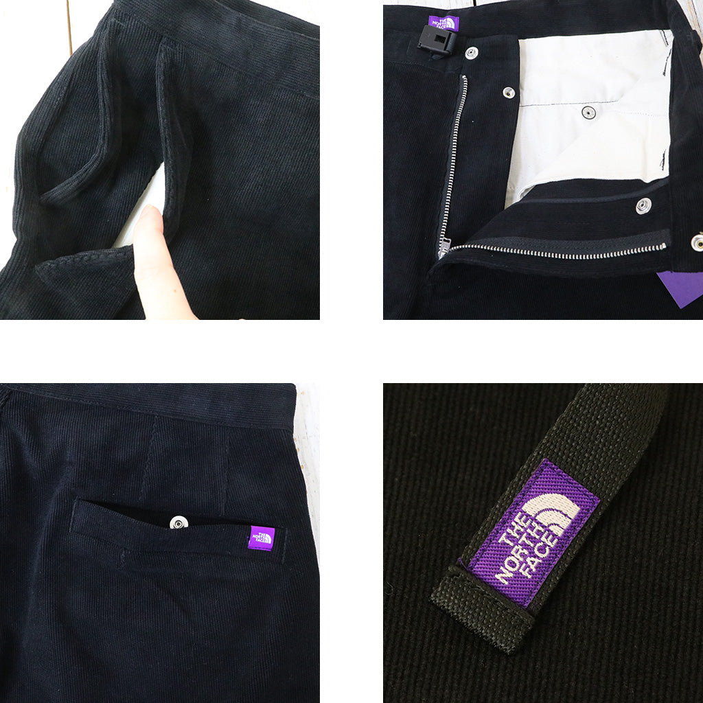 THE NORTH FACE PURPLE LABEL『Corduroy Wide Tapered Field Pants』(Black)