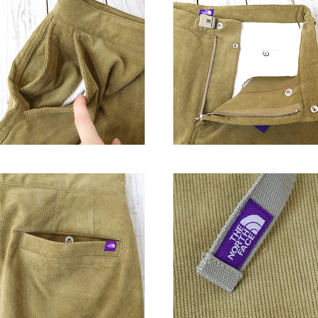 THE NORTH FACE PURPLE LABEL『Corduroy Wide Tapered Field Pants』(Old Tan)