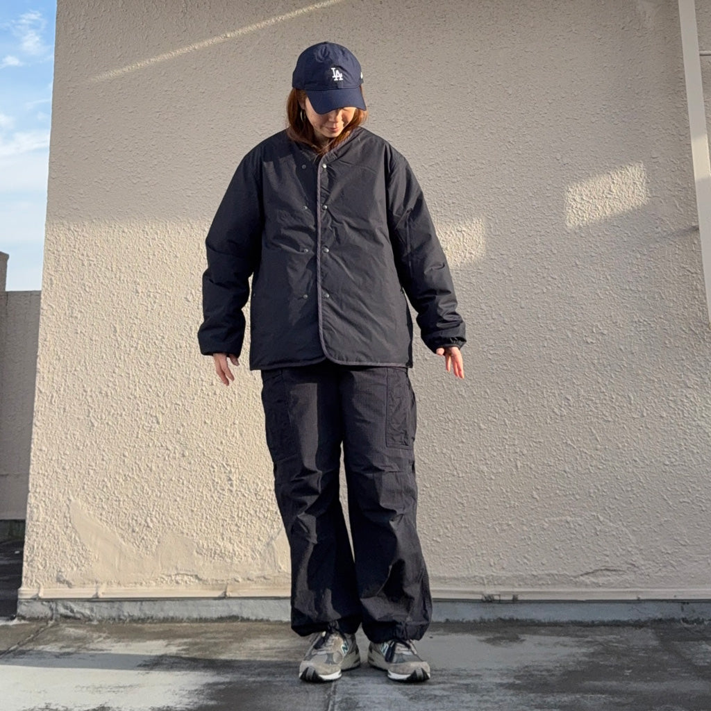 nanamica『Reversible Down Cardigan』(Dark Navy) – Reggieshop