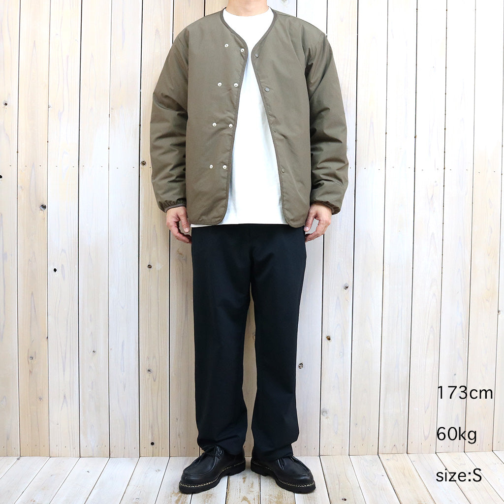 nanamica『Reversible Down Cardigan』(Khaki Beige)