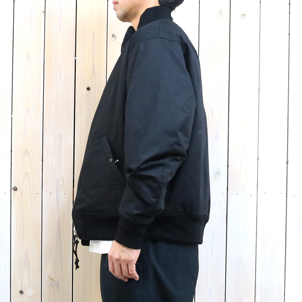 【SALE30%OFF】nanamica『Insulation Varsity Jacket』(Black)