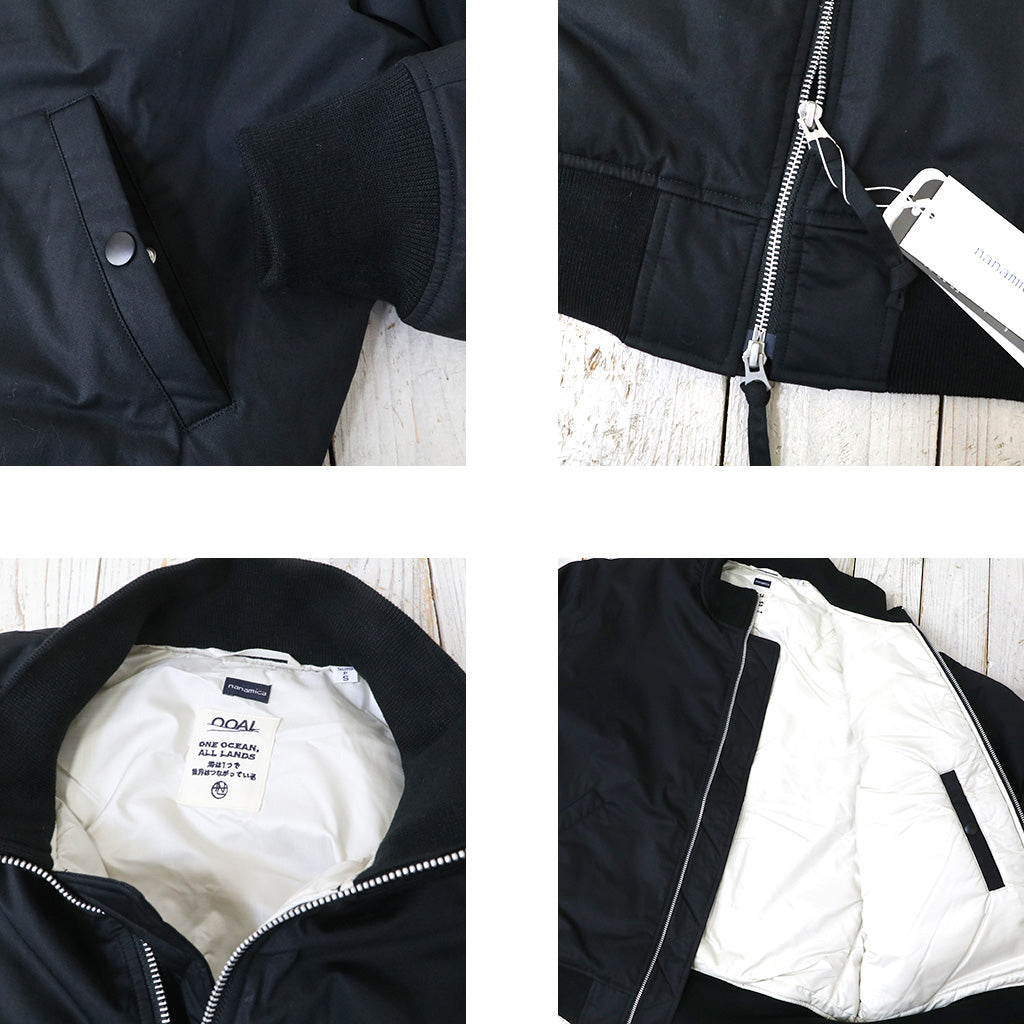 nanamica『Insulation Varsity Jacket』(Black)