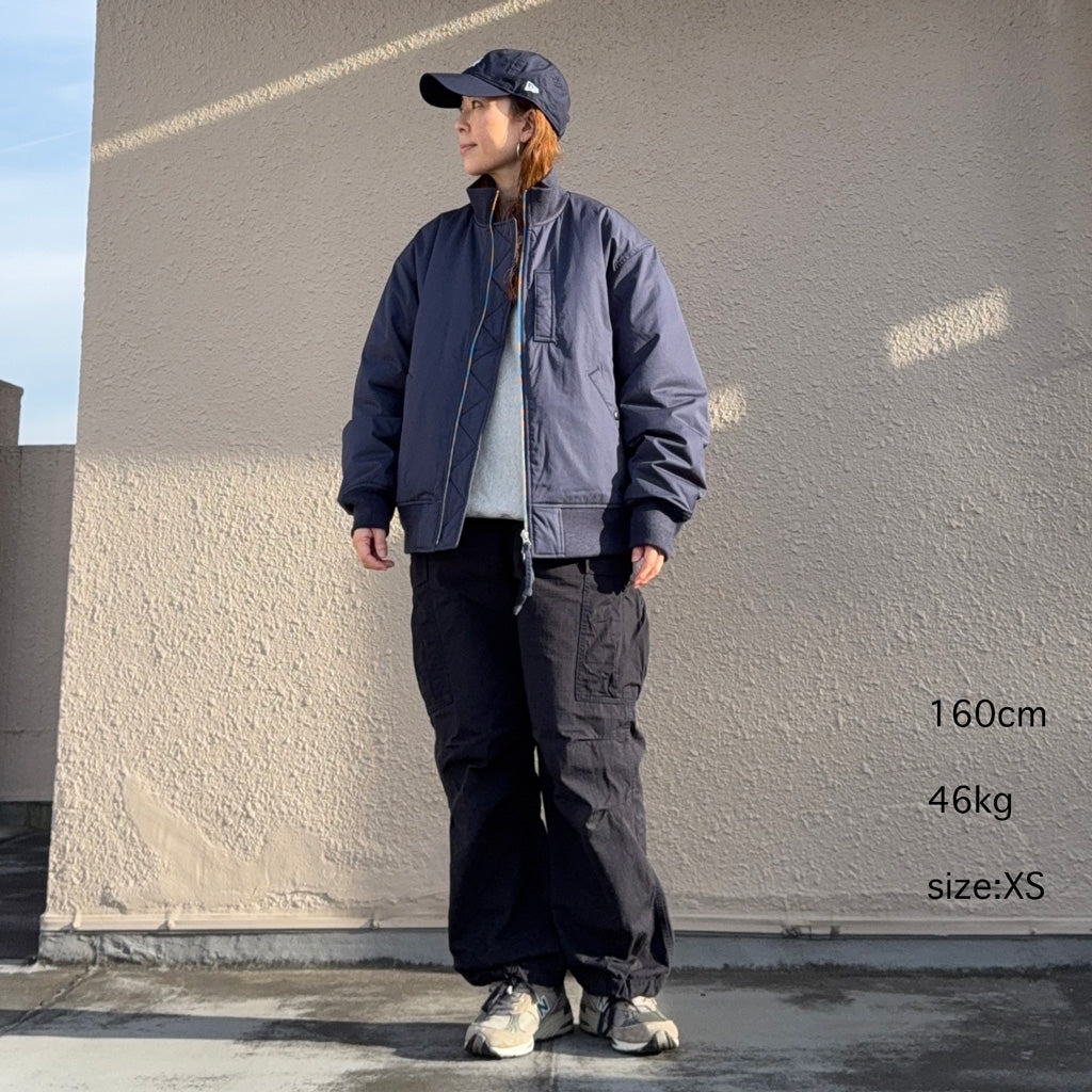 nanamica『Insulation Varsity Jacket』(Navy)