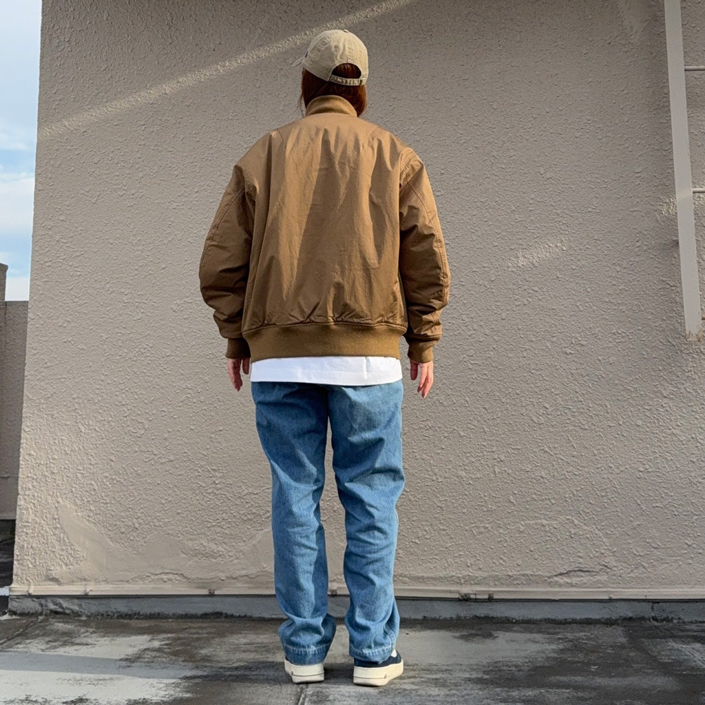 nanamica『Insulation Varsity Jacket』(Light Brown)