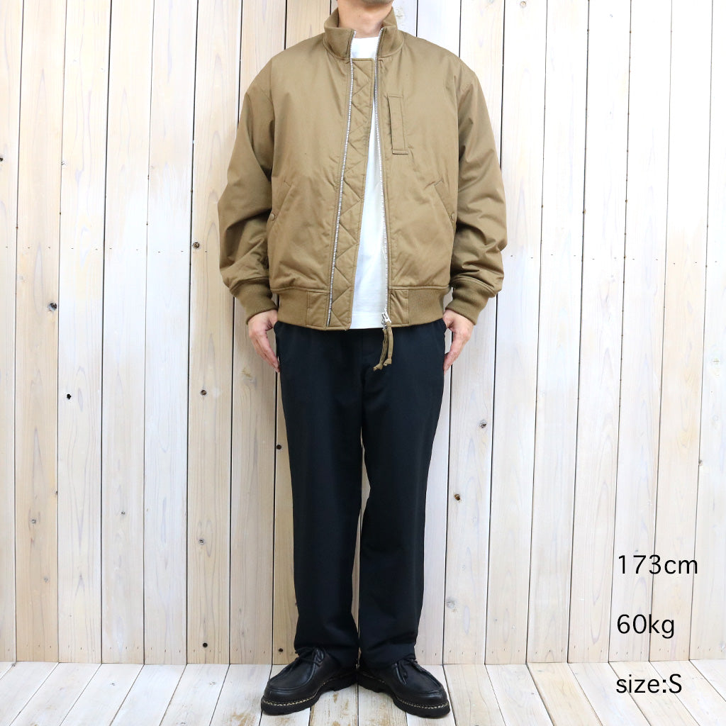 【SALE30%OFF】nanamica『Insulation Varsity Jacket』(Light Brown)