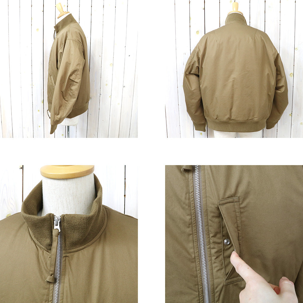 nanamica『Insulation Varsity Jacket』(Light Brown)