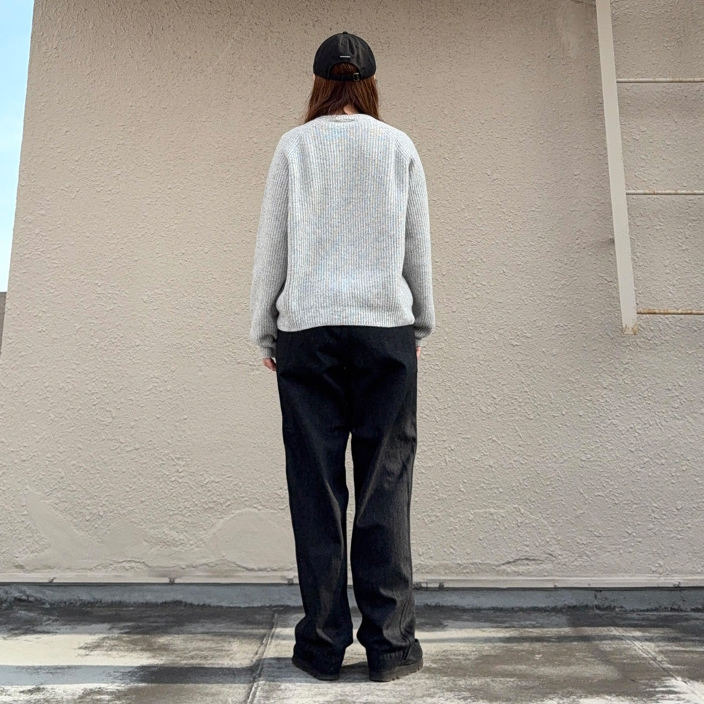 nanamica『Wide Denim Pants』(Black) (S25SC085)