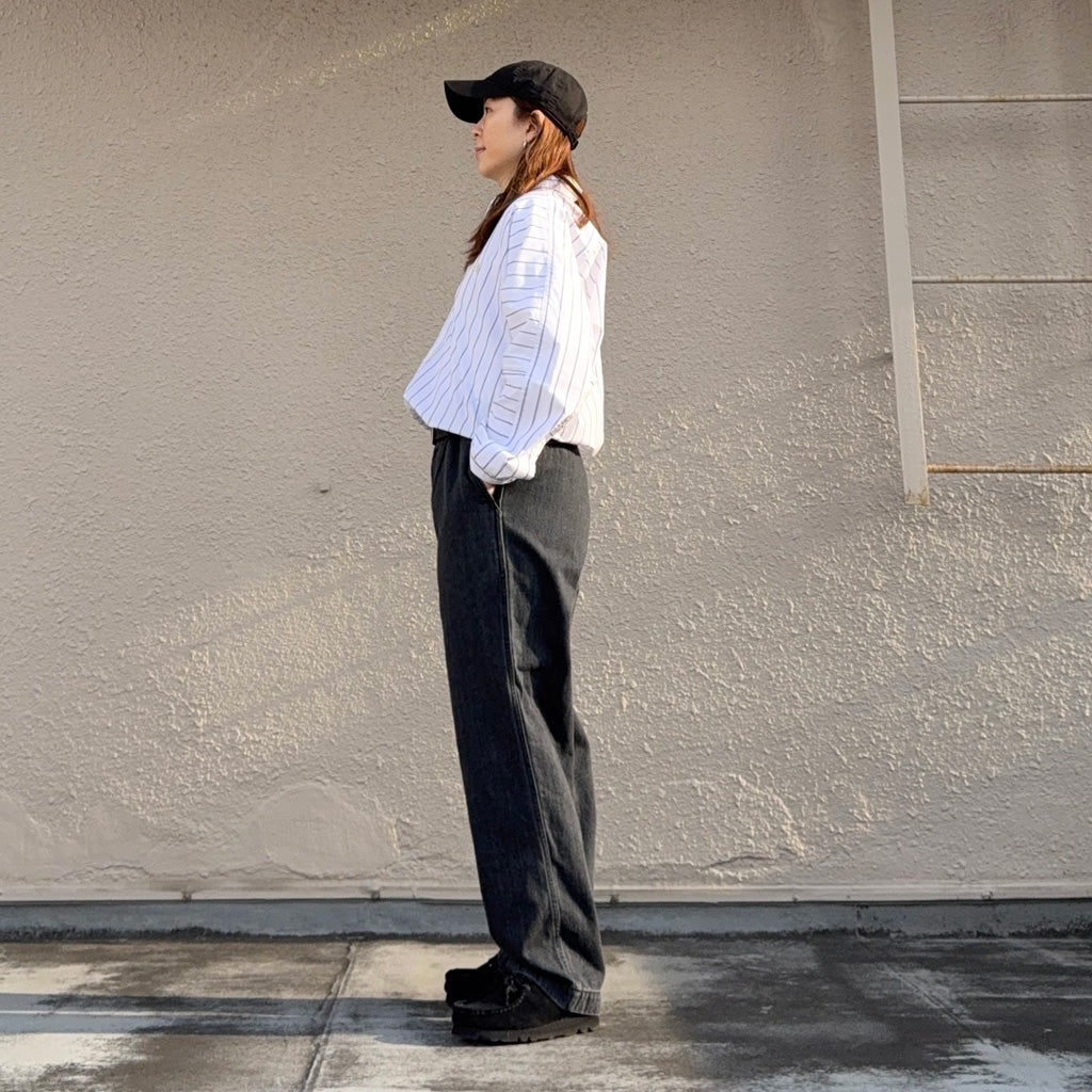 nanamica『Wide Denim Pants』(Gray) (S25SC086)
