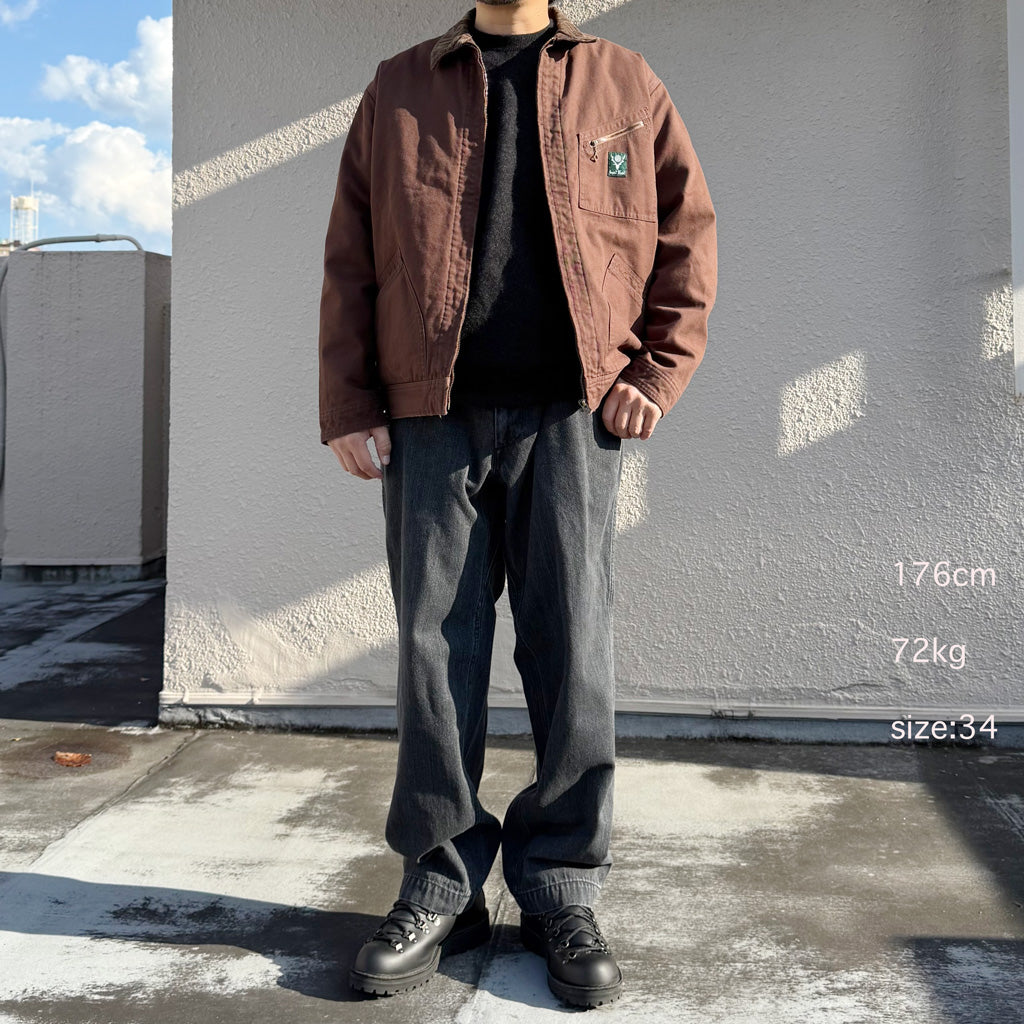 nanamica『Wide Denim Pants』(Gray) (S25SC086)