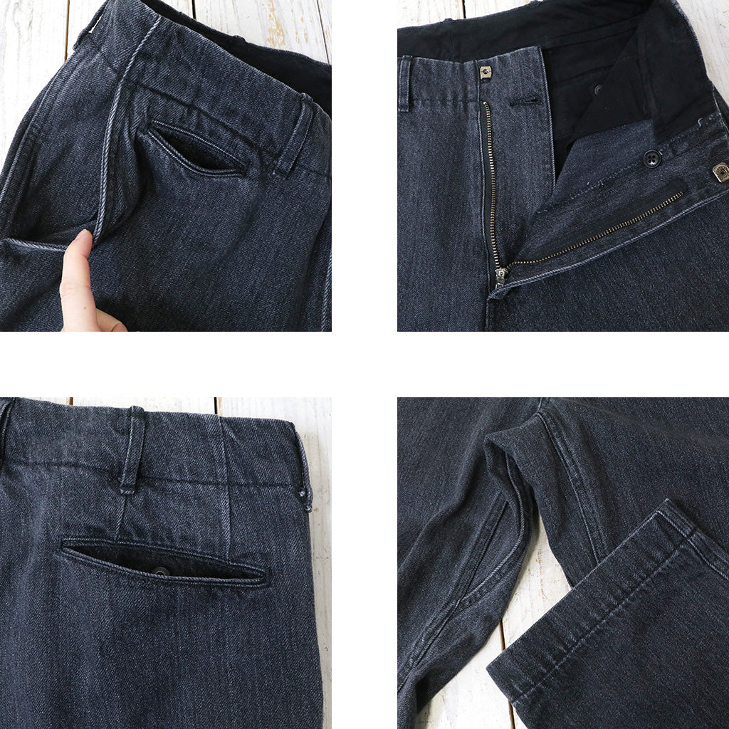 nanamica『Wide Denim Pants』(Gray) (S25SC086)