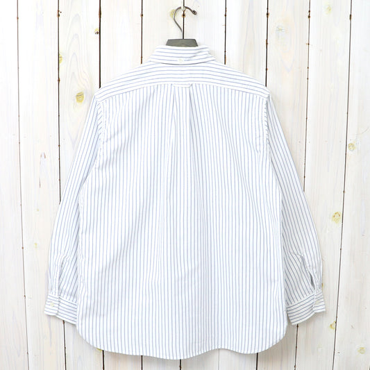 nanamica『Button Down Stripe Wind Shirt』(White)