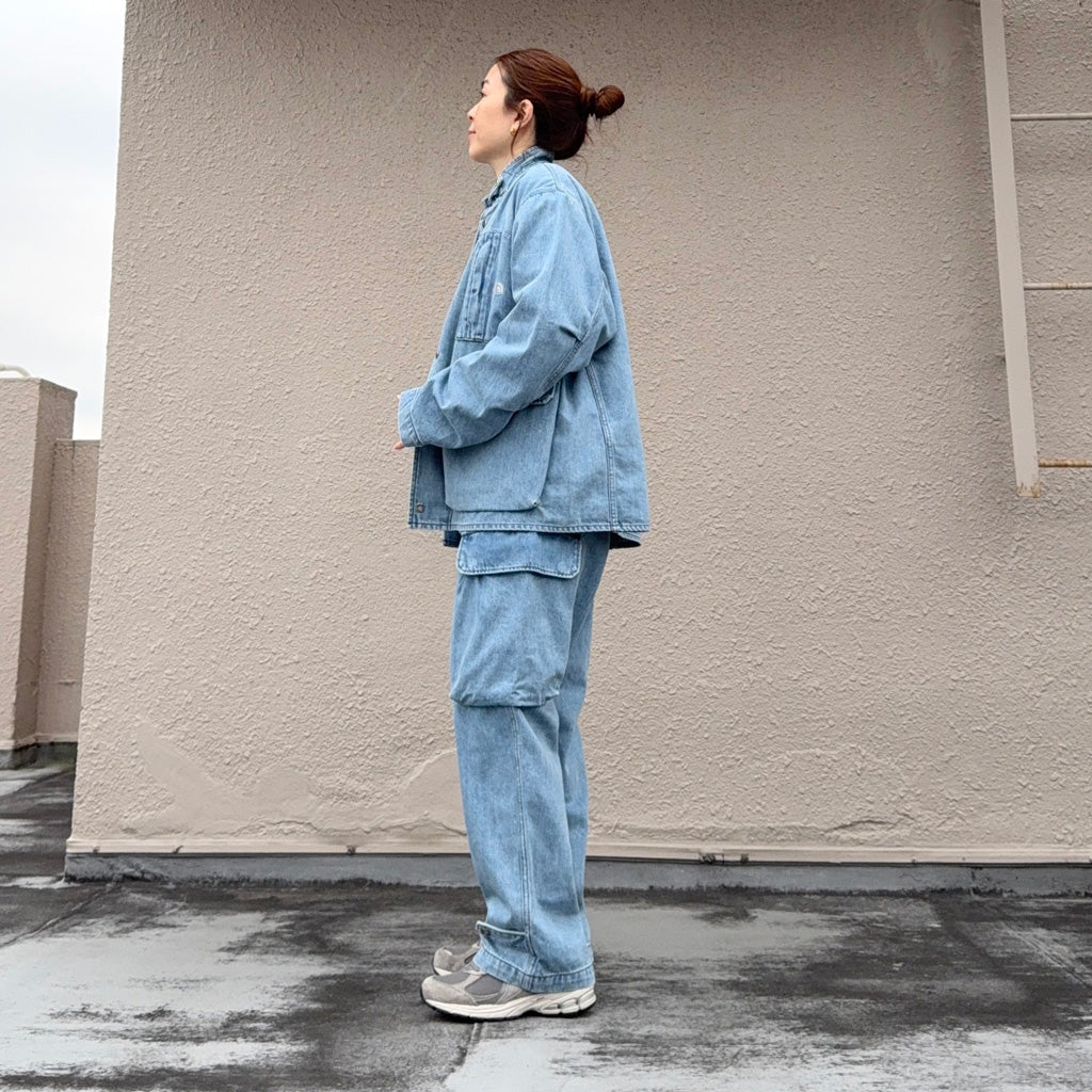 THE NORTH FACE PURPLE LABEL : Denim Stroll Field Jacket (Indigo Bleach)
