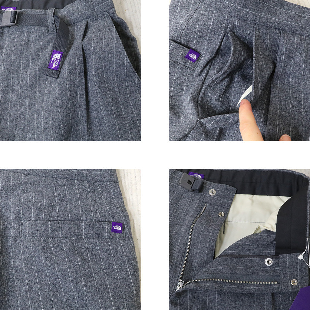 THE NORTH FACE PURPLE LABEL : Striped Field Pants (Gray)