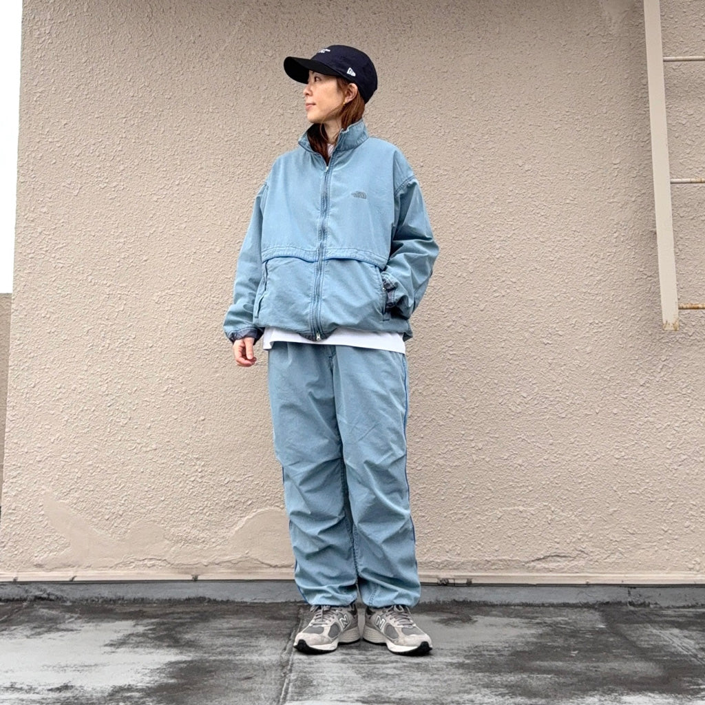 THE NORTH FACE PURPLE LABEL : Indigo Field Track Jacket (Indigo Bleach)