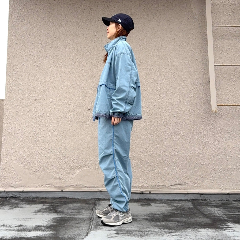 THE NORTH FACE PURPLE LABEL : Indigo Field Track Jacket (Indigo Bleach)