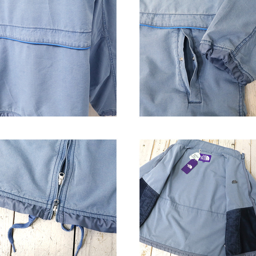 THE NORTH FACE PURPLE LABEL : Indigo Field Track Jacket (Indigo Bleach)