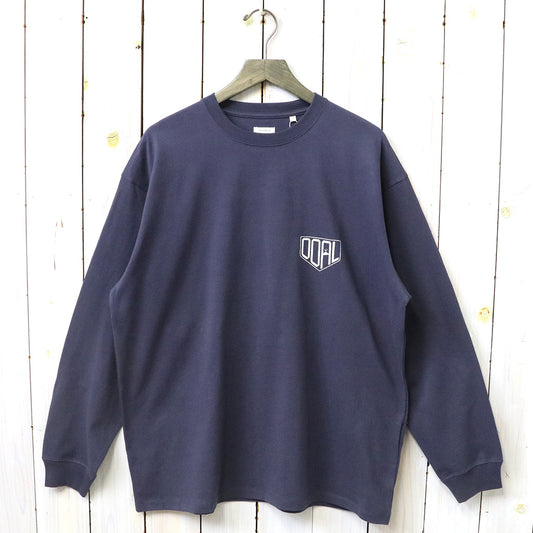 nanamica『OOAL L/S Graphic Tee』(Vintage Navy)