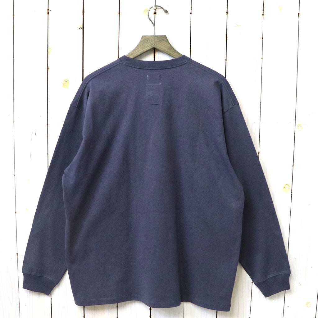 nanamica『OOAL L/S Graphic Tee』(Vintage Navy)