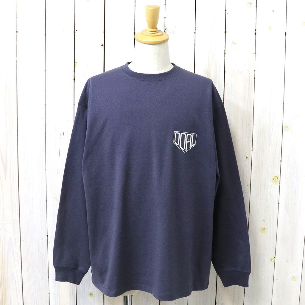 nanamica『OOAL L/S Graphic Tee』(Vintage Navy)