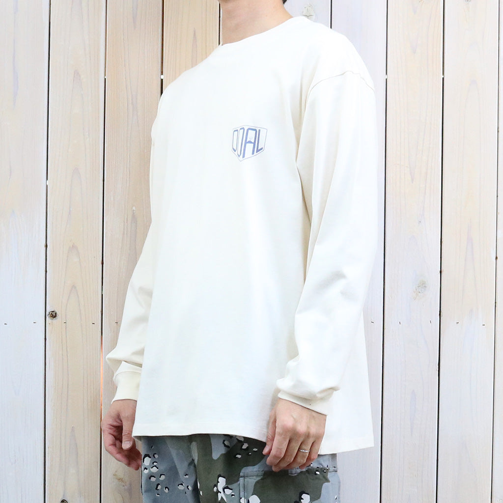 nanamica : OOAL L/S Graphic Tee (Ivory)