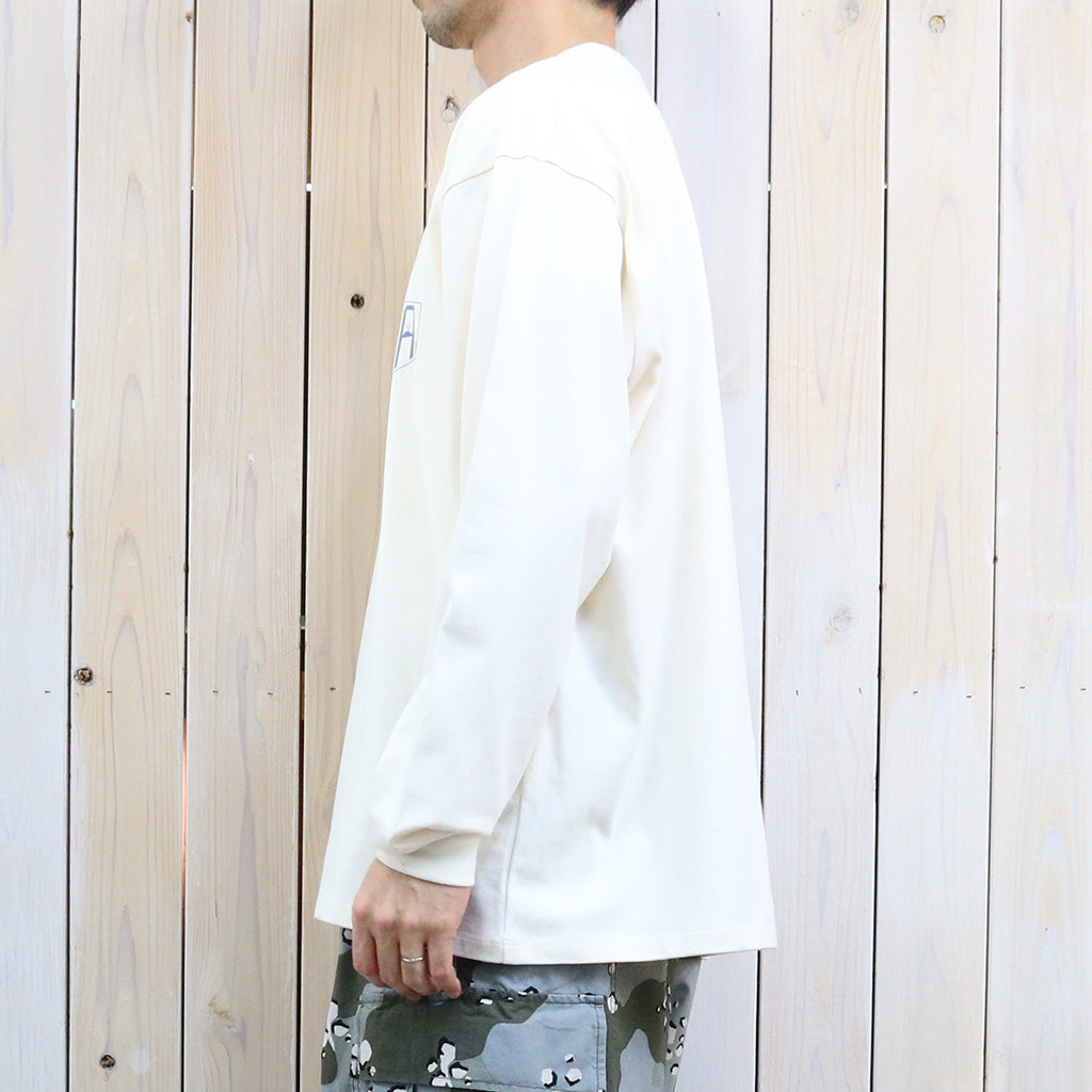 nanamica : OOAL L/S Graphic Tee (Ivory)